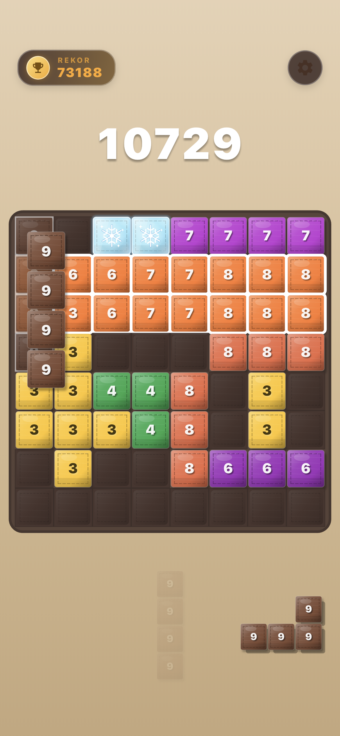 Block Crush gameplay screenshot